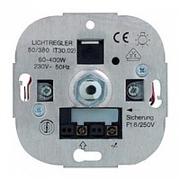 Механизм светорегулятора без поворотной рукоятки, для ламп накаливания и регулируемых галогеновых 60-600 Вт, 230В АС