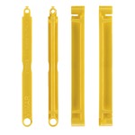 Соединительная планка для коробок V71303-V71304-V71305-V71306, Joint plate for flush-mount bixes yellow