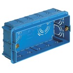 Монтажная коробка в стену, GW 650 °C, голубой - 5 модуля