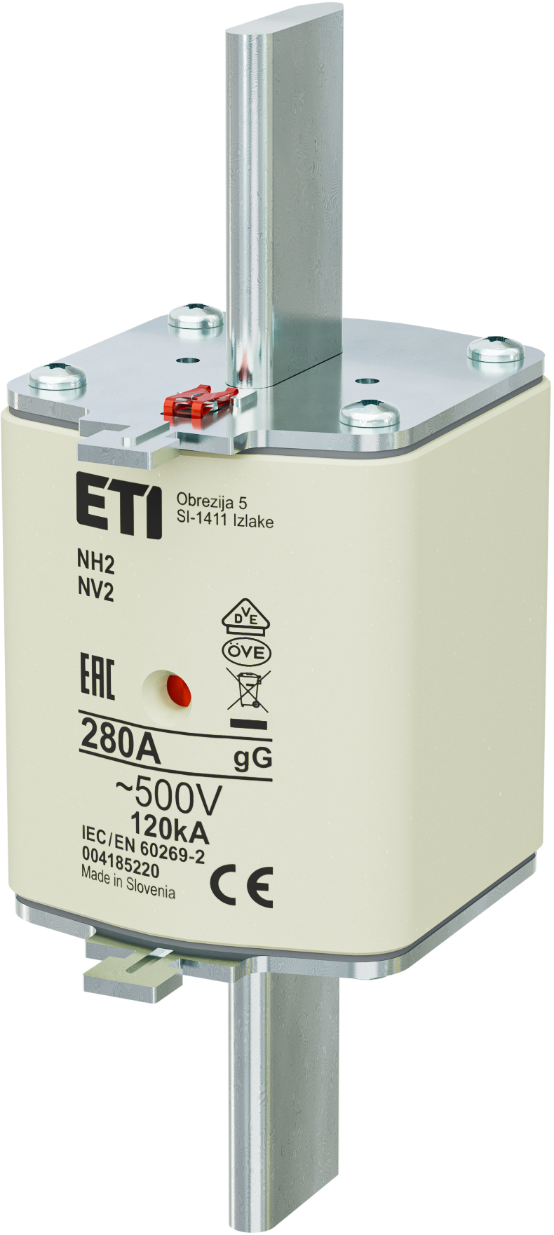 Предохранитель NH-2/gG 280A 500V KOMBI 4185220