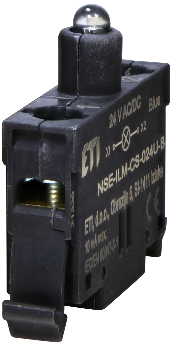 Модуль LED ETI NSE-ILM-CS-024U-B 24V AC/DC синий корпусной