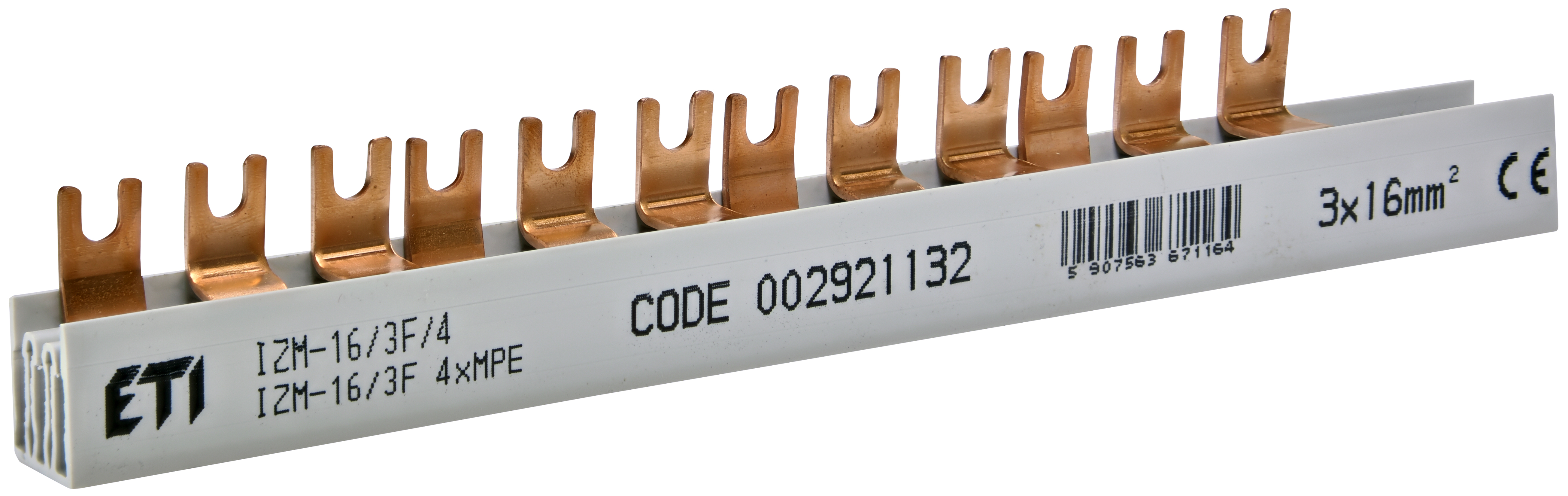 Шина питания IZM-16/3F (4xMPE) для MPE25, 0,21м 2921132