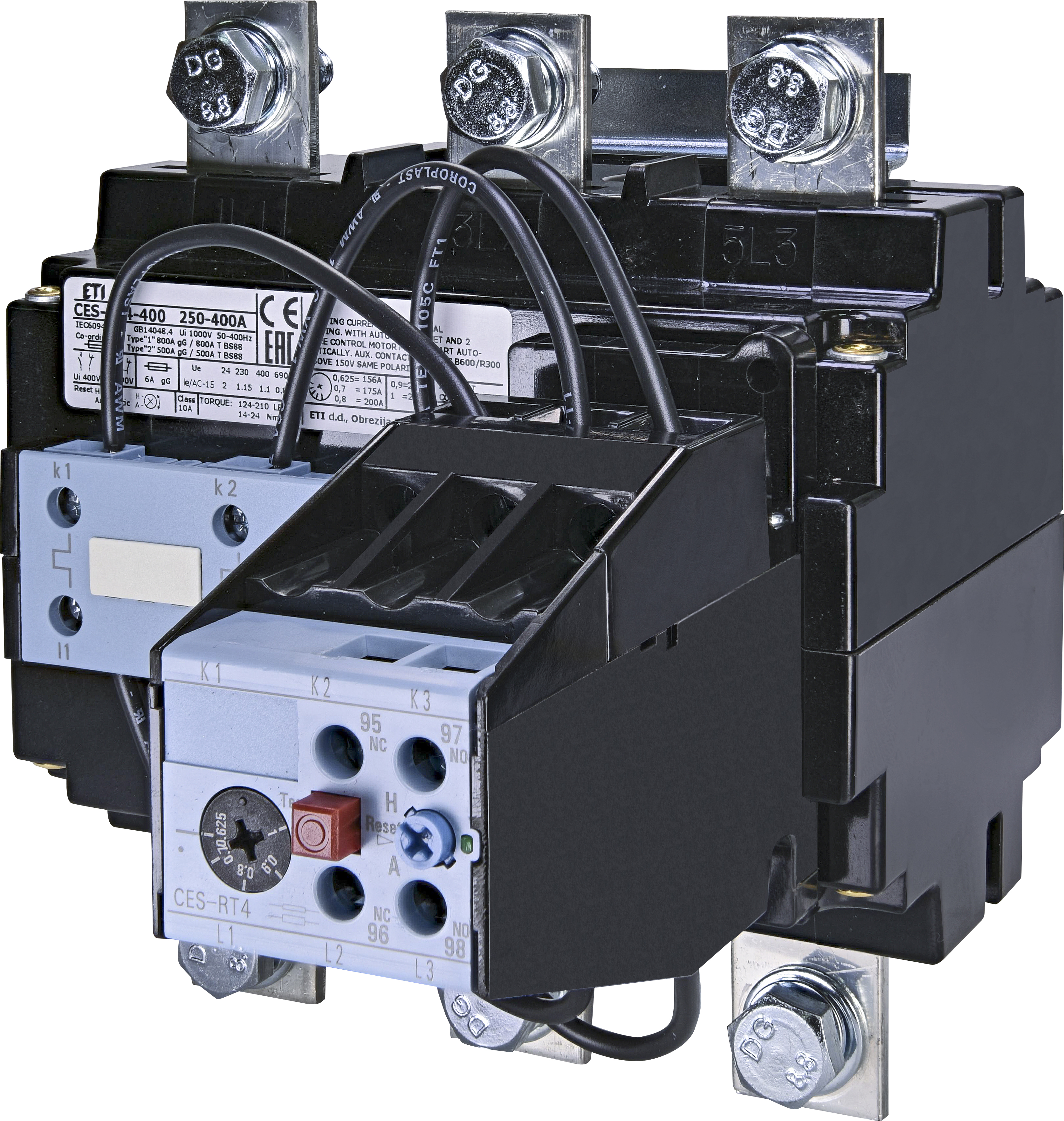 Тепловые реле CES-RT4-400 (CES 140…400_250-400) 4646612