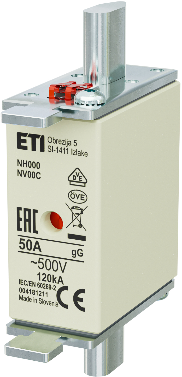 Предохранитель NH-00C/gG 50A 500V KOMBI 4181211