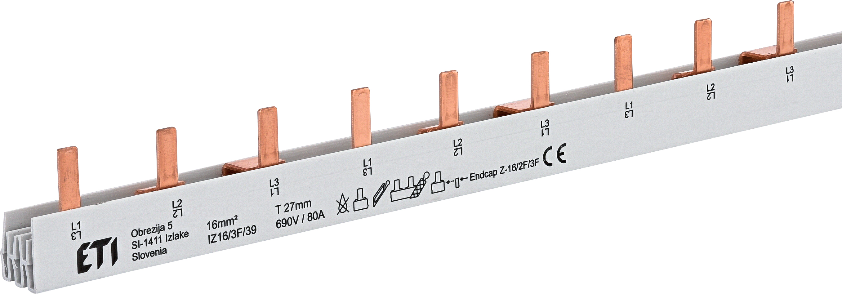 Шина питания IZ16/3F/30 3p (1,05m) для EFD22 2921264