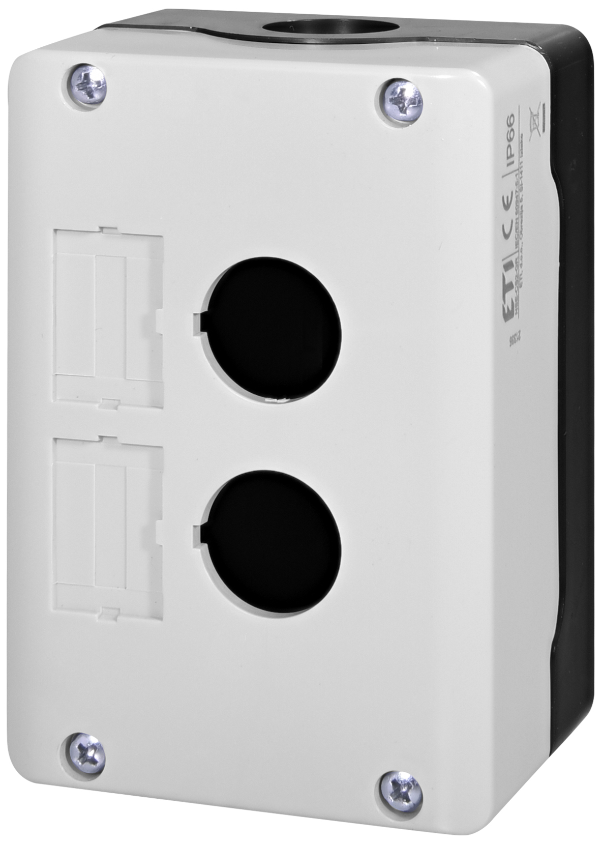 Корпус ETI NSE-CS2-GR серо-чёрный 2-местный