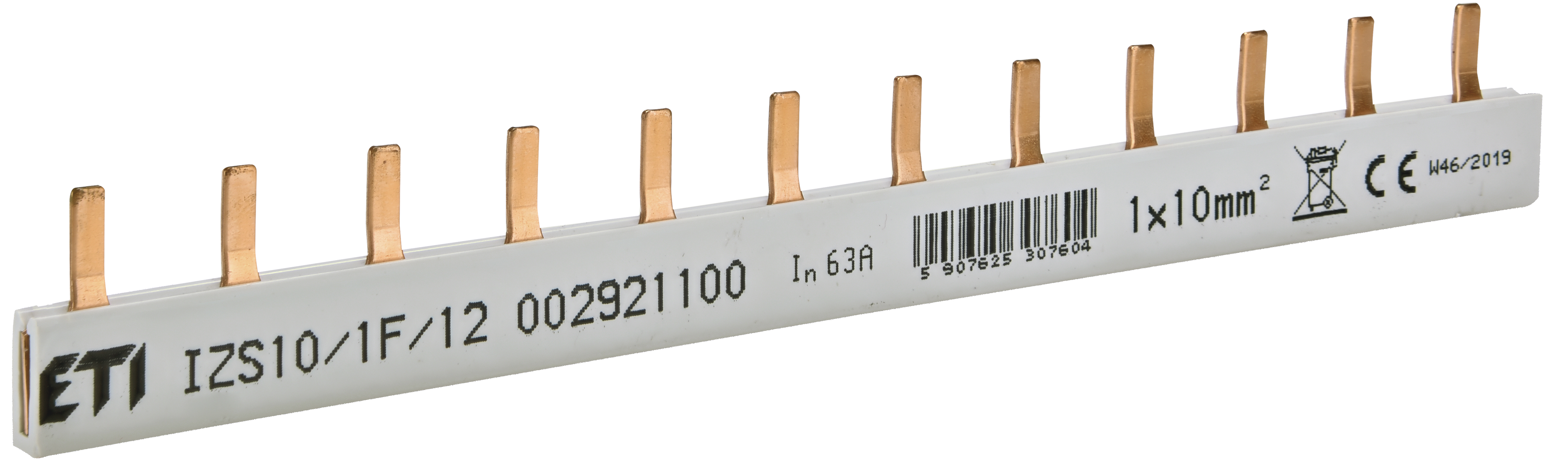 Шина питания IZS 10/1F/12 1р 0,21m (штырьковая) 2921100