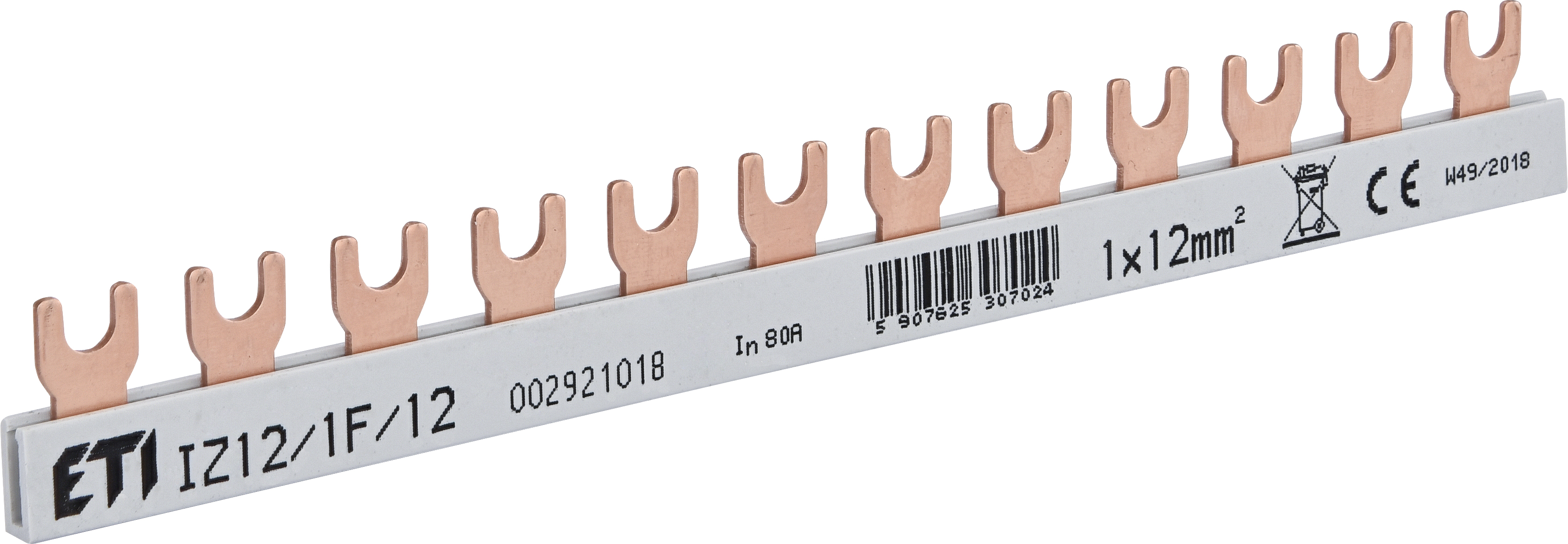 Шина питания IZ 12/1F/12 1р (0,21m) 2921018