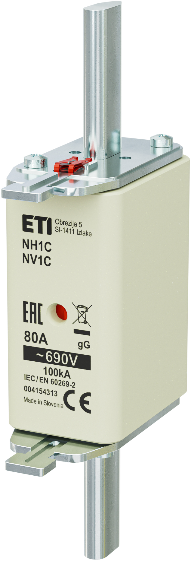 Предохранитель NH-1C/gG 80A 690V KOMBI 4184313