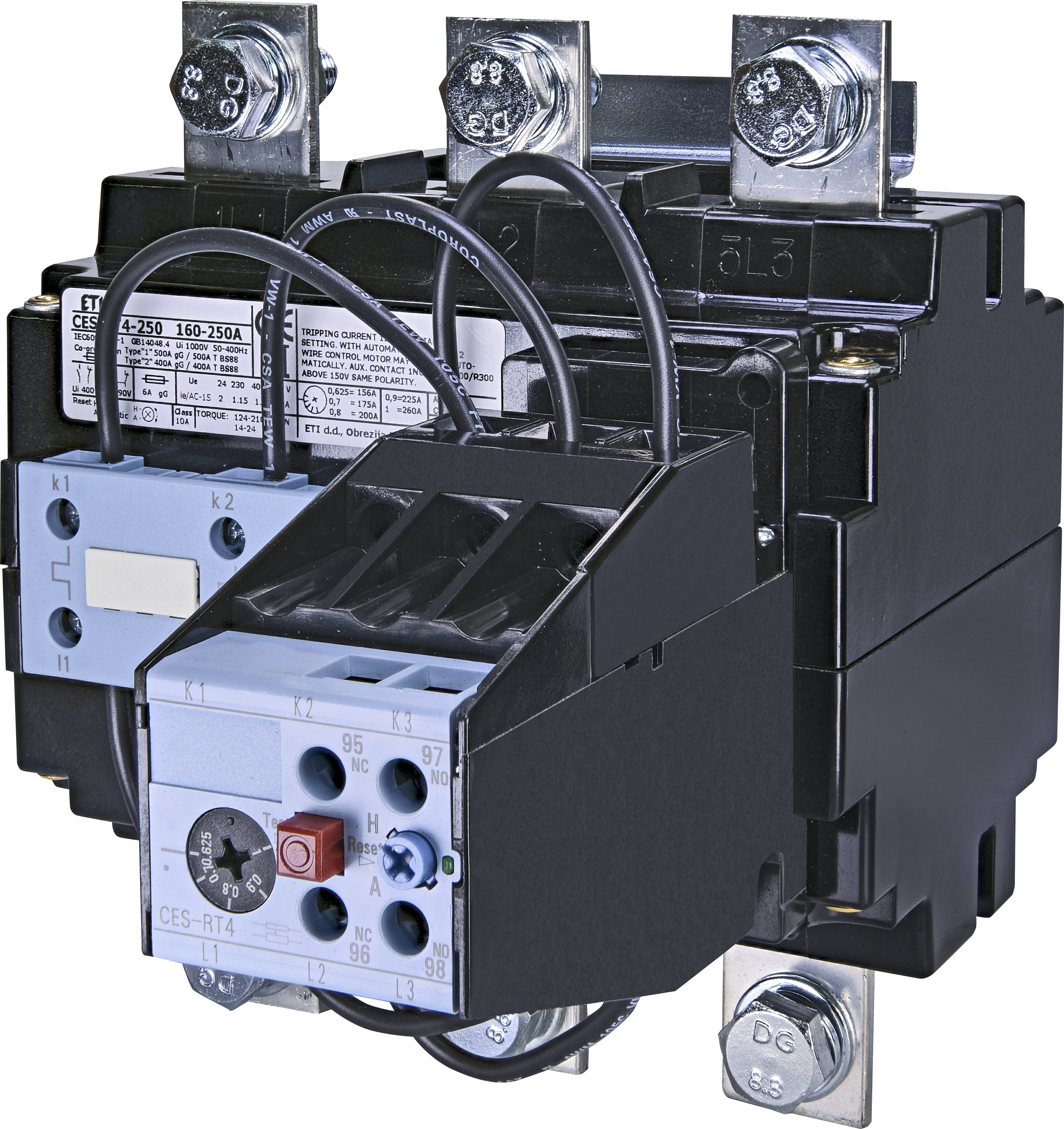Тепловые реле CES-RT4-250 (CES 140…400_160-250) 4646611
