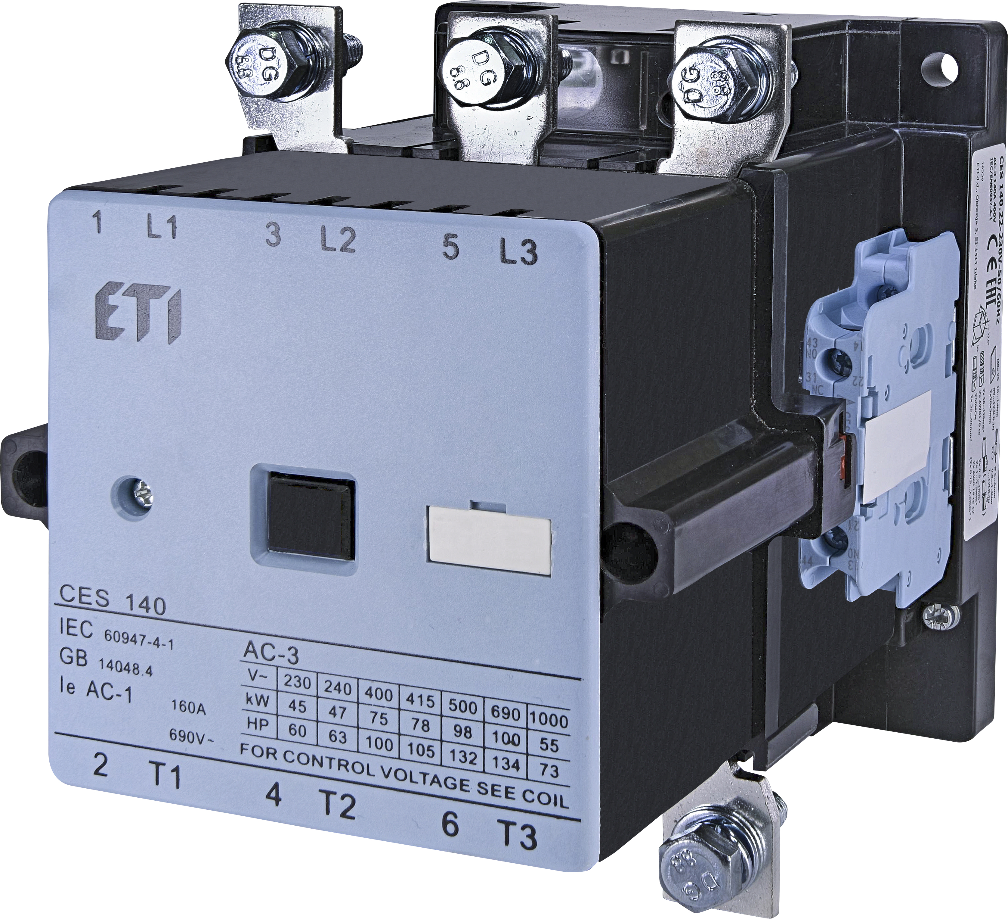 Контактор силовой CES 230V AC 140.22 (75 kW) 4646568