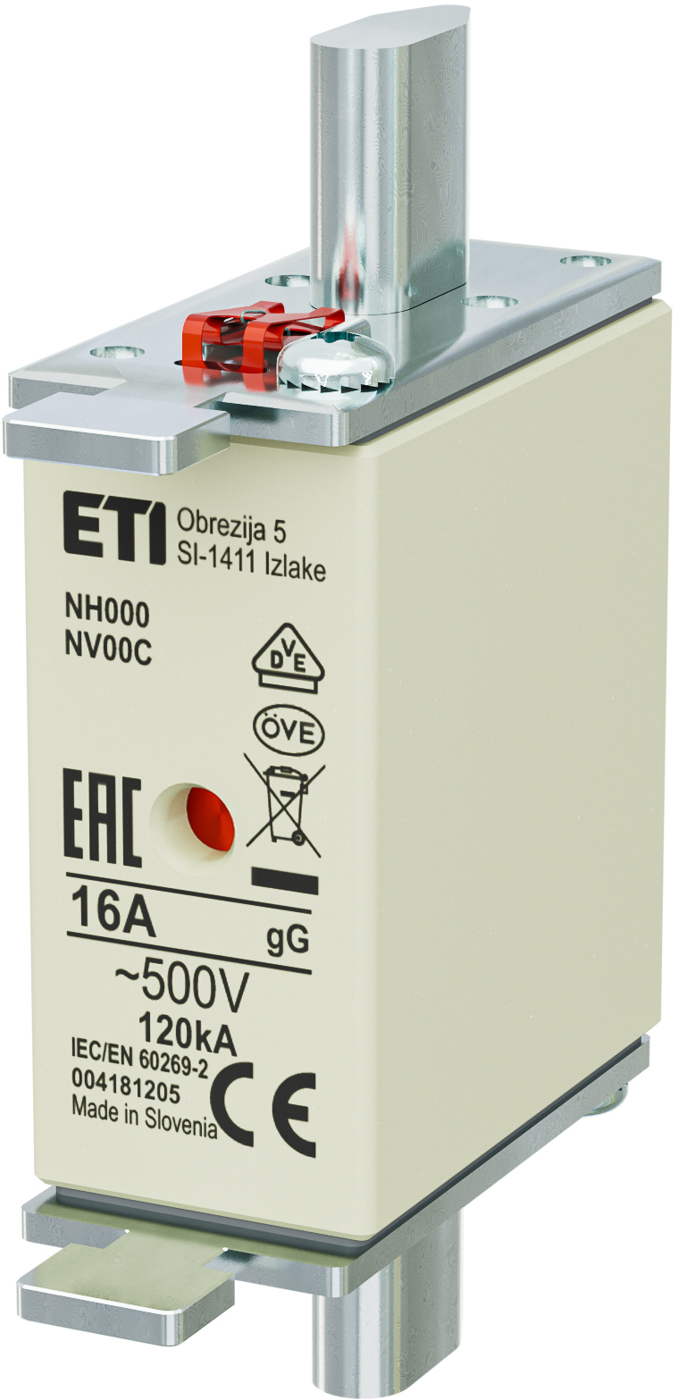 Предохранитель NH-00C/gG 16A 500V KOMBI 4181205
