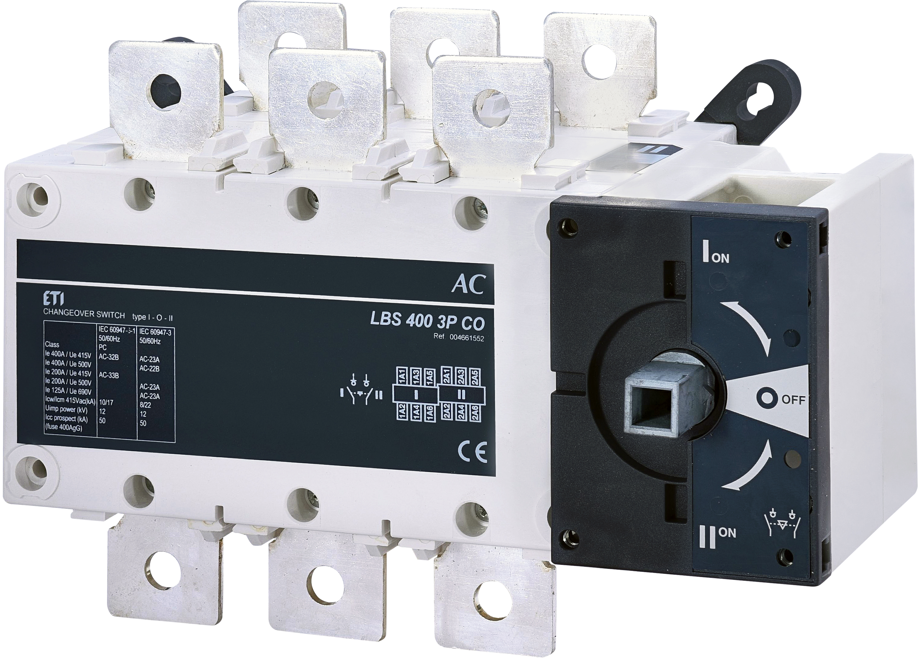 Переключатель нагрузки LBS CO 3P 400 ("1-0-2", 400А) 4661552