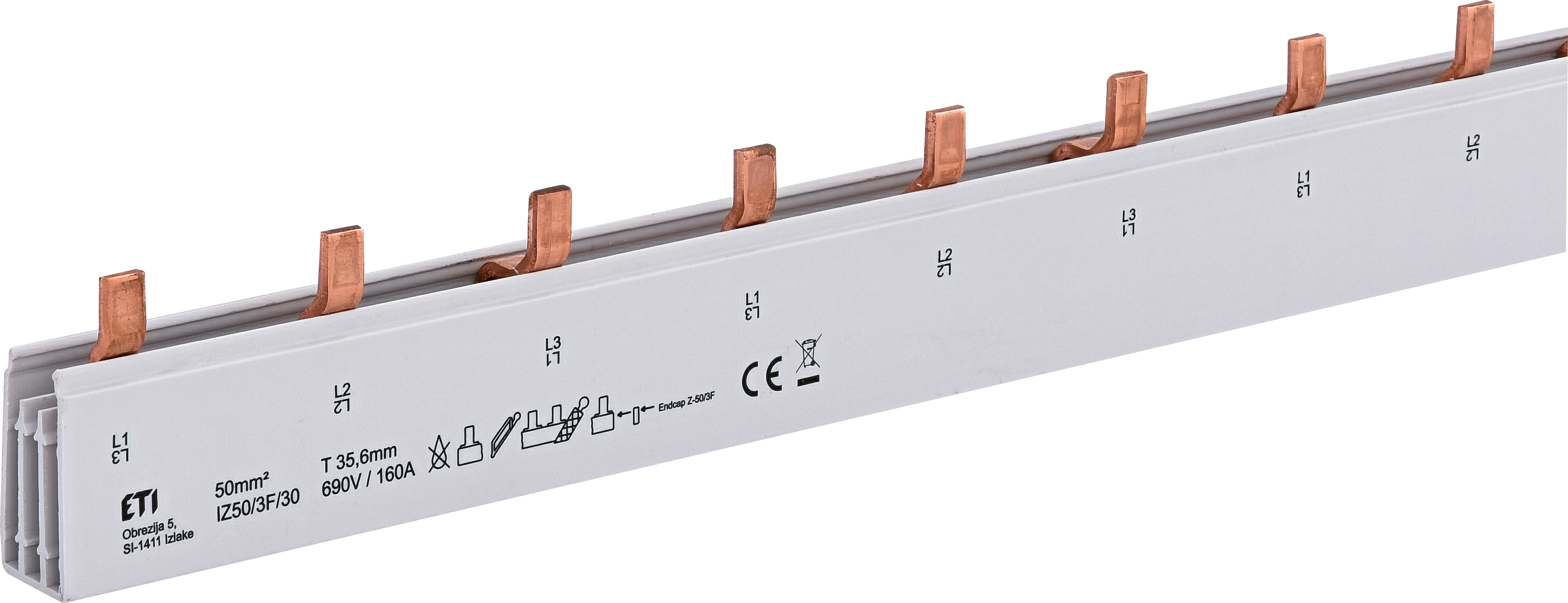 Шина питания IZ50/3F/30 3p (1,05m) для EFD22 2921265