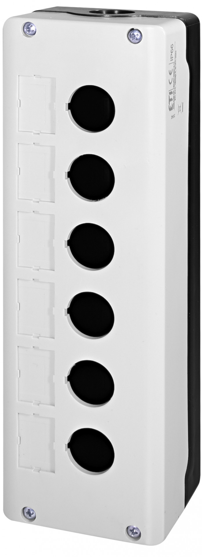 Корпус NSE-CS6-GR серо-чёрный 6-местный
