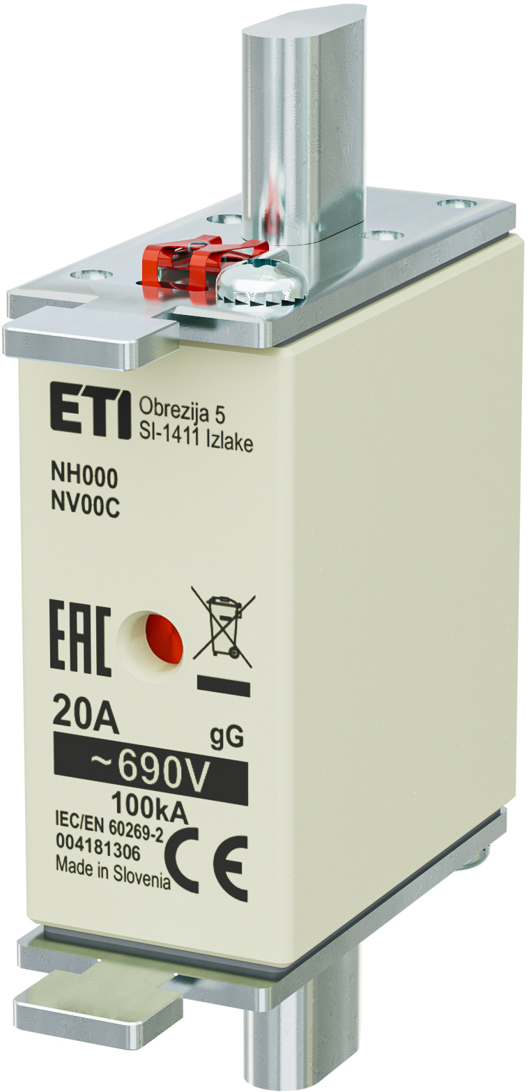 Предохранитель NH-00C/gG 20A 690V KOMBI 4181306