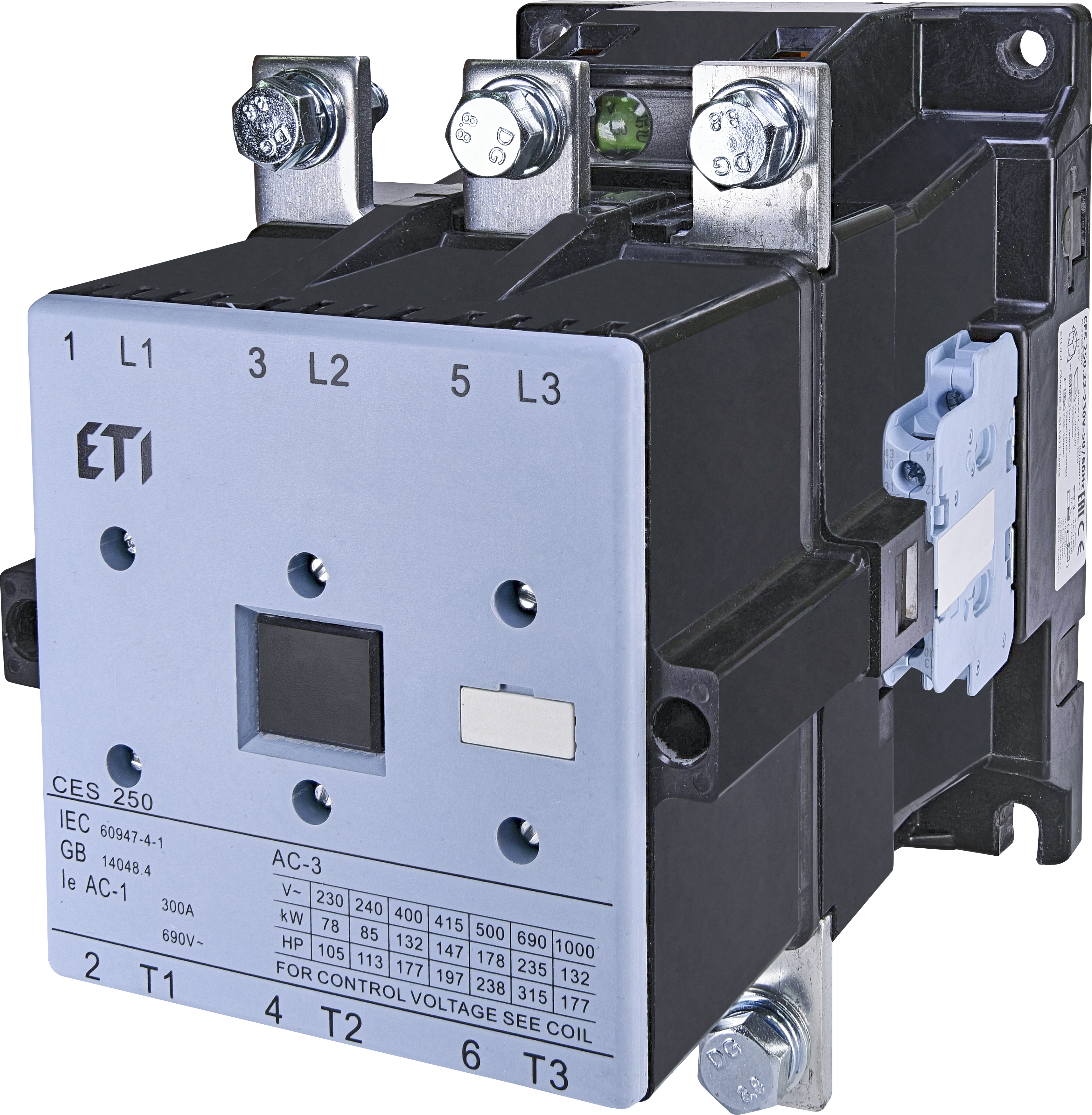 Контактор силовой CES 230V AC 250.22 (132 kW) 4646571