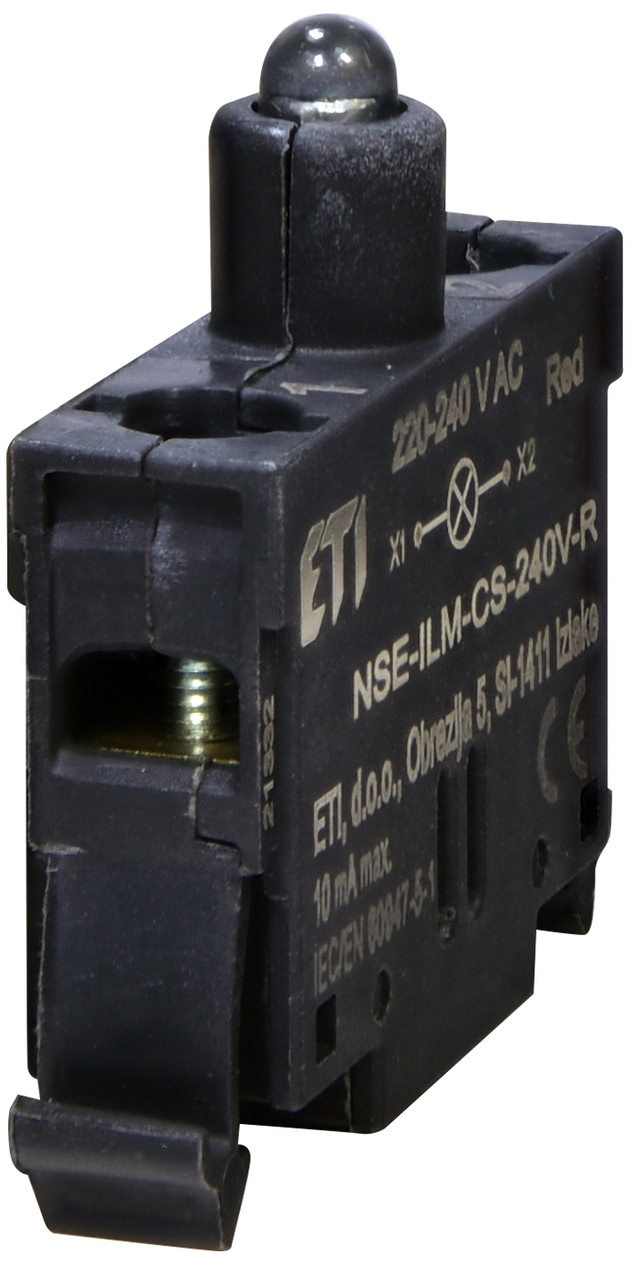 Модуль LED ETI NSE-ILM-CS-240V-R 240V AC красный корпусной