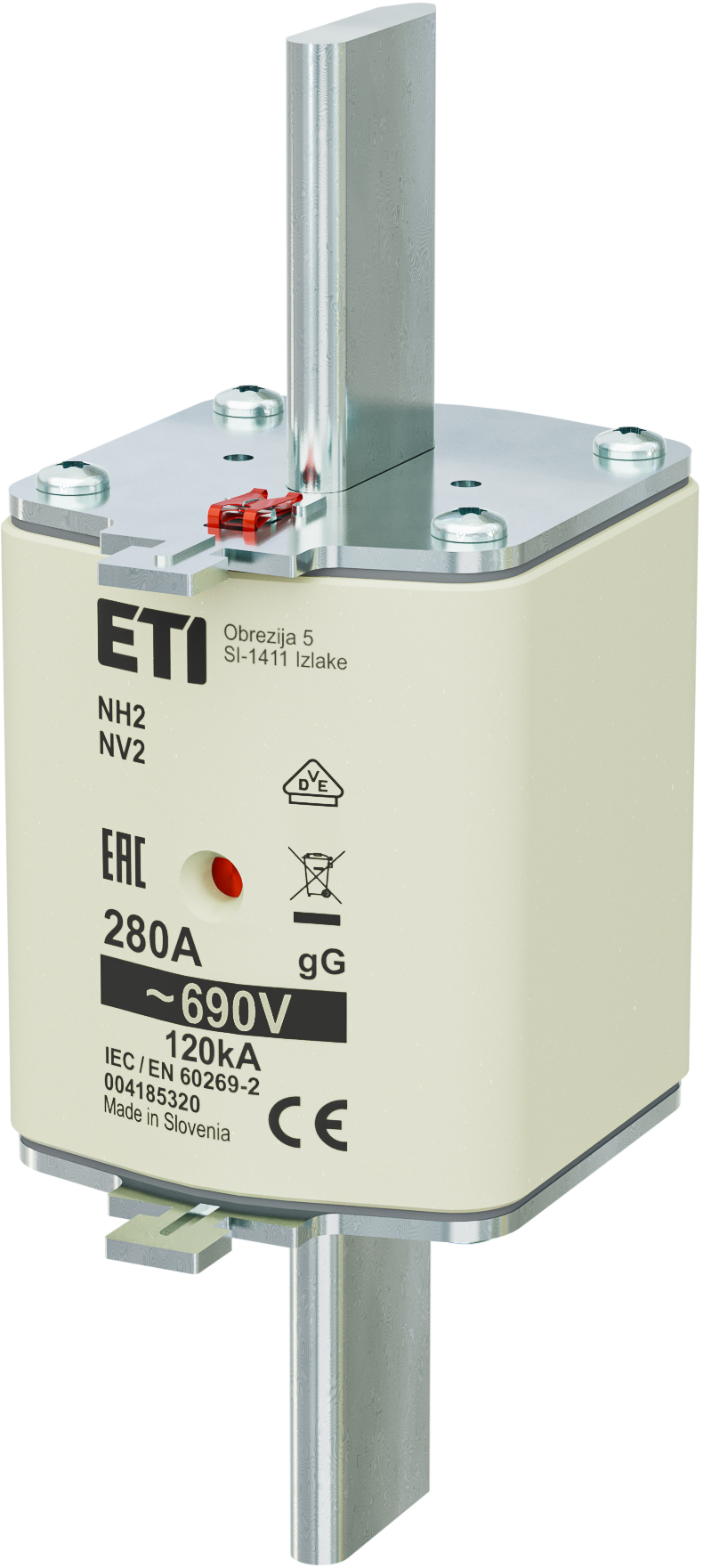 Предохранитель NH-2/gG 280A 690V KOMBI 4185320