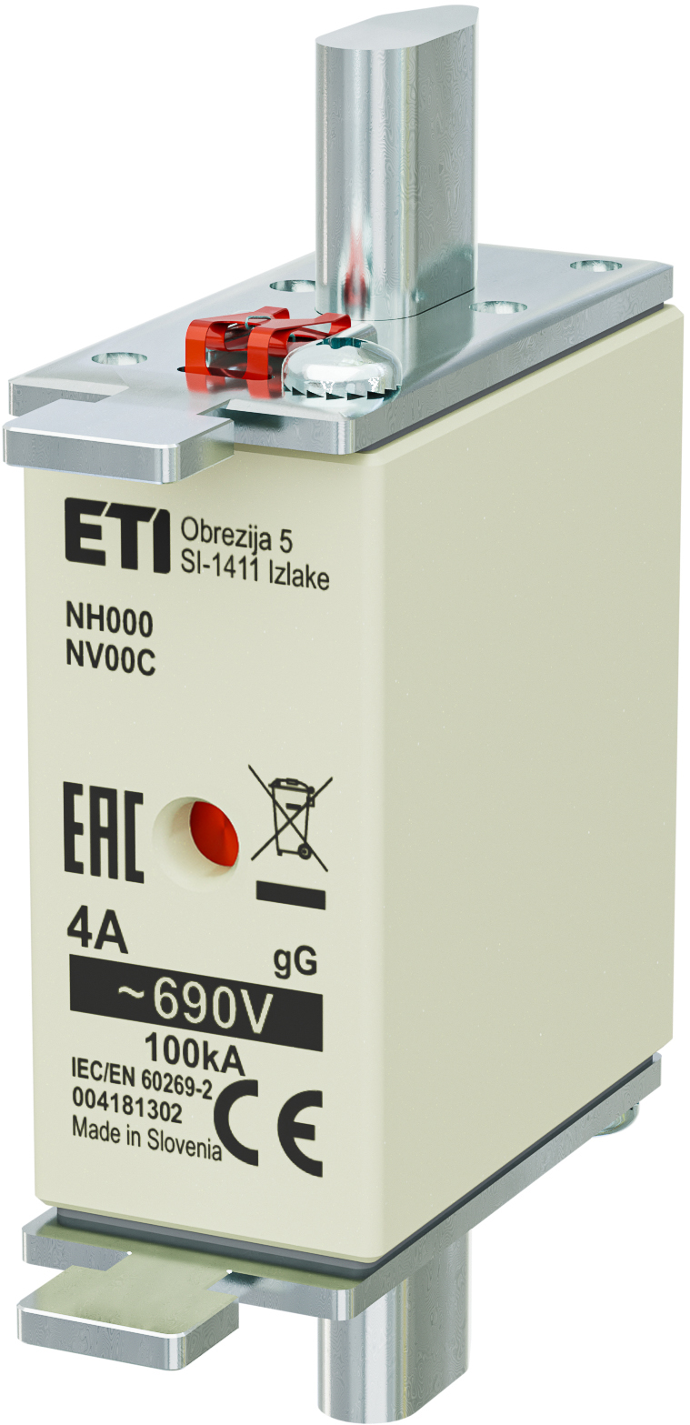 Предохранитель NH-00C/gG 4A 690V KOMBI 4181302