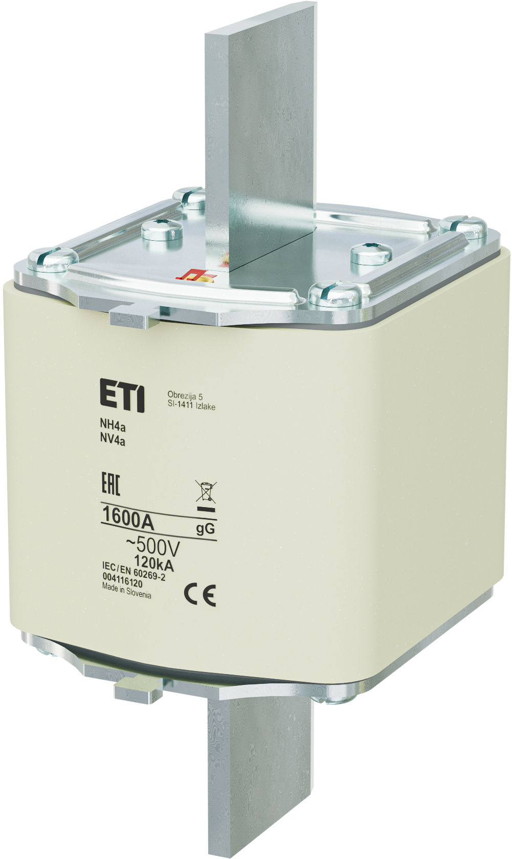 Предохранитель NH-4a/gG 1600A 500V KOMBI 4116120