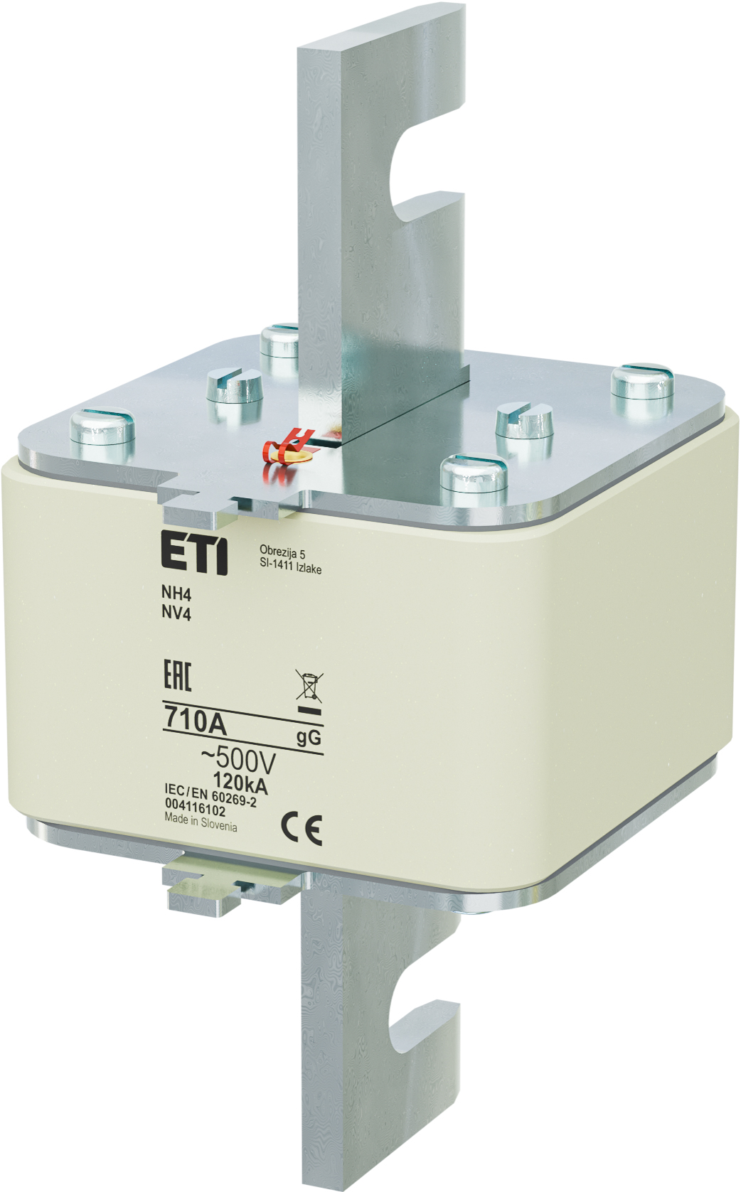 Предохранитель NH-4/gG 710A 500V KOMBI 4116102