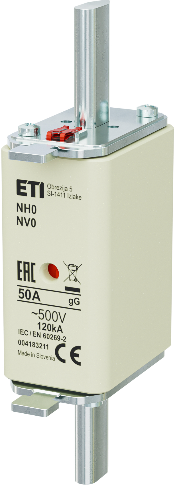 Предохранитель NH 0/gG 50A 500V KOMBI 4183211