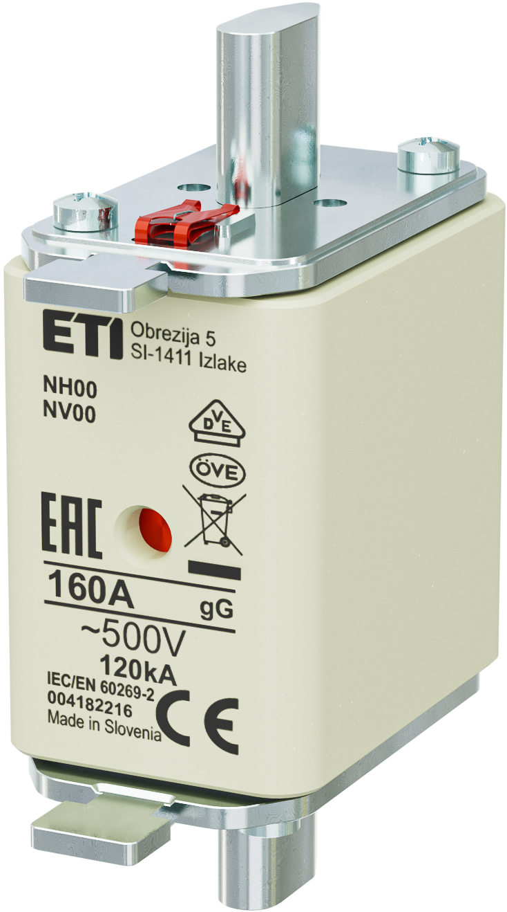 Предохранитель NH-00/gG 160A 500V KOMBI 4182216