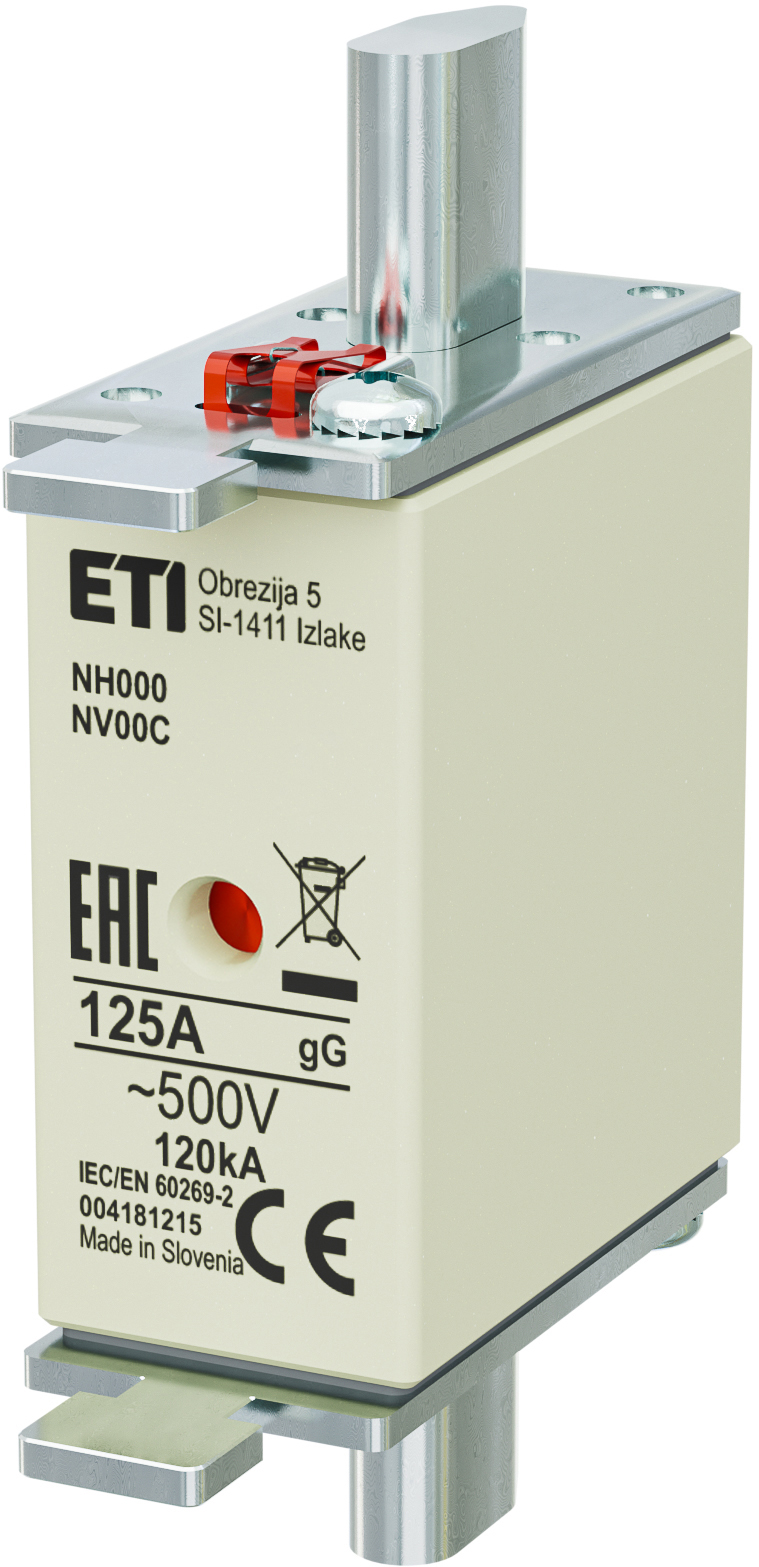 Предохранитель NH-00C/gG 125A 500V KOMBI 4181215