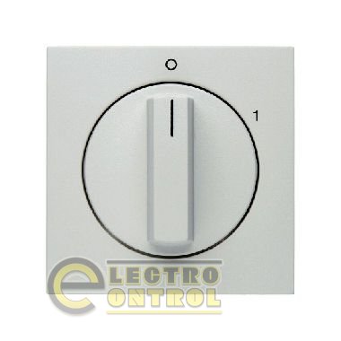 Панель для поворотных выключателей, полярная белизна матовая S.1/B.х