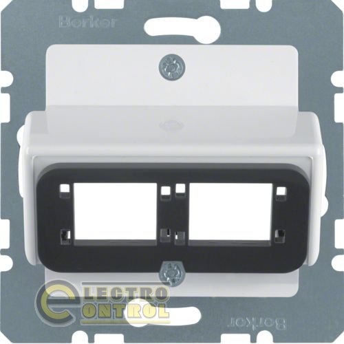 Накладка для двойного модуля RDM, полярная белизна S.1/K.1/ARSYS Накладка для двойного модуля RDM, полярная белизна S.1/K.1/ARSYS