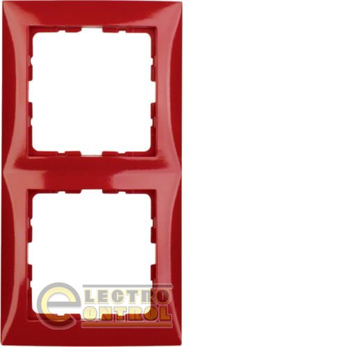 Рамка 2Х красная S.1