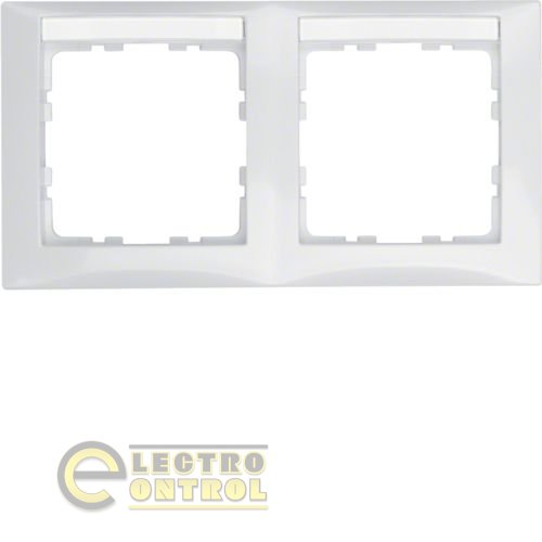 Рамка 2Х с полем для надписи полярная белизна горизонтальная S.1 Рамка 2Х с полем для надписи полярная белизна горизонтальная S.1