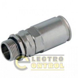 Муфта труба-коробка с гермет. уплотнением кабеля IP68,  д. 25/15 &#247; 21 мм, M32x1,5