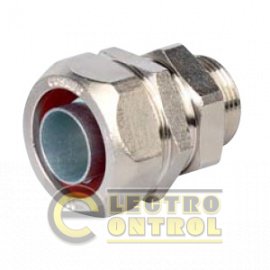 Муфта металлорукав-коробка поворотная с наружной резьбой, M16 x 1,5, д.12мм