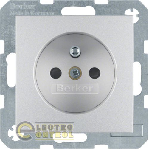 Розетка із центральним з.к., алюміній, 16А/250В B.х