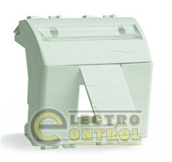 Адаптер для 1 інформаційного рознімання R&M, чорний, 2мод.
