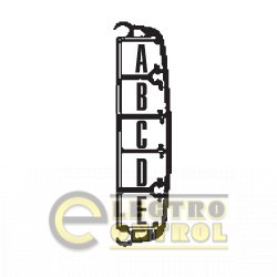 TBA канал настенный плинтус 127х28, цвет черный TBA канал настенный плинтус 127х28, цвет черный