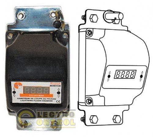Счетчик разрядов молнии PLW - 03a Счетчик разрядов молнии PLW - 03a
