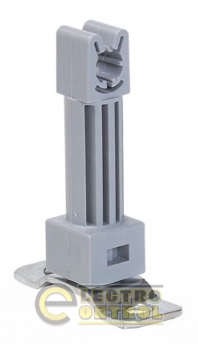 Держатель токоотвода универсальный с пластиком, оцинкованный