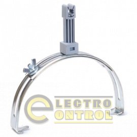 Коньковый регулируемый держатель с пластиком, оцынкованный Коньковый регулируемый держатель с пластиком, оцынкованный