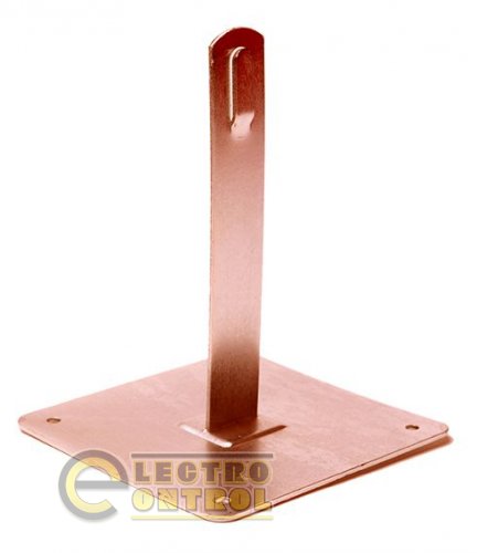 Металлический держатель d8, медный, 100 мм, с болтом