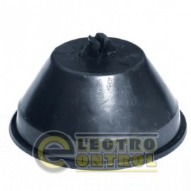 Круглый пластик. держатель прутка d8 с бетоном, c  крышкой, d136х65мм, 1,1 кг Круглый пластик. держатель прутка d8 с бетоном, c  крышкой, d136х65мм, 1,1 кг