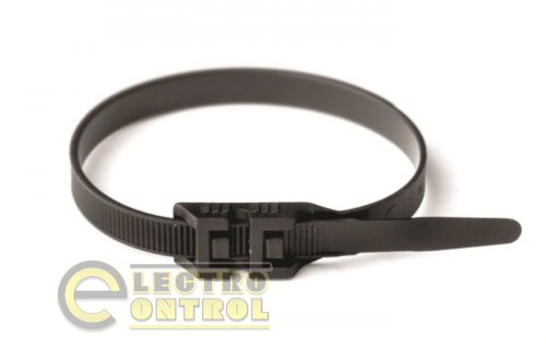 Хомут P12 гибкий, черный, 9х360 Хомут P12 гибкий, черный, 9х360