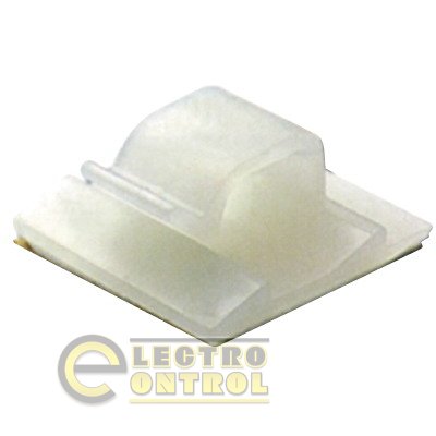 Клипса самоклеящаяся для кругл.кабеля,черная, 12.3х8х12 Клипса самоклеящаяся для кругл.кабеля,черная, 12.3х8х12