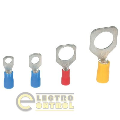 Наконечник с отверстием под винт и изолир.фланцем 2,5-6 кв.мм 4,2 мм (НКИ) Наконечник с отверстием под винт и изолир.фланцем 2,5-6 кв.мм 4,2 мм (НКИ)