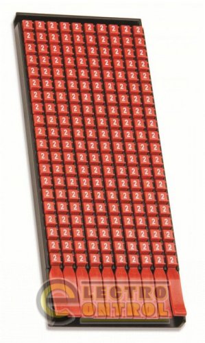 Маркер для кабеля сечением 4-6мм символ „P” Маркер для кабеля сечением 4-6мм символ „P”