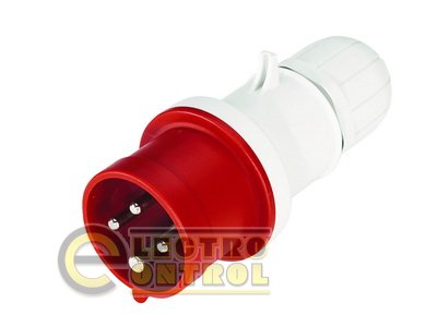 Вилка кабельная IP44 32A 3P+E+N 400V