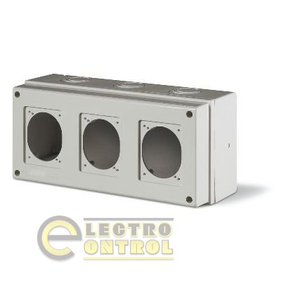 Корпус на 3 поста  с основанием 70х87 мм. Тип M150