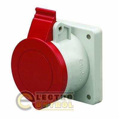 Розетка скрытой установки IP44 32A 3P+E+N 400V
